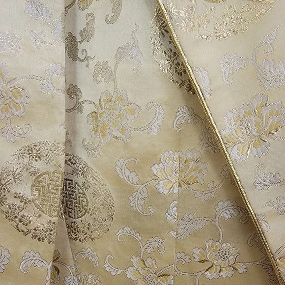 Vintage 80's Charlotte Ford II Gold Metallic Blazer - Picture 3 of 5